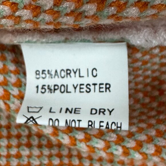 NWT Ecowish Orange Strawberry Cardigan Sweater Size Medium - Picture 8 of 8